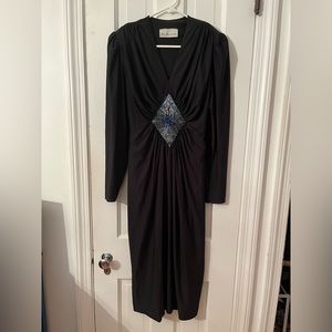 Diana Bennett, Inc dress with beaded accent